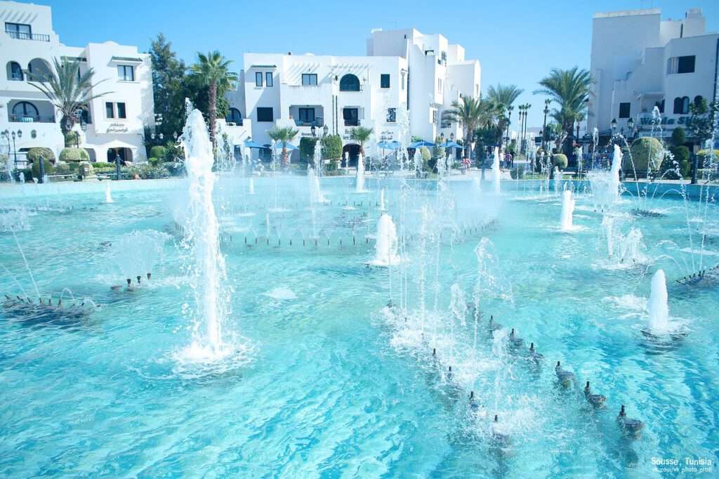 Resorts in de Golf van Hammamet, Tunesië