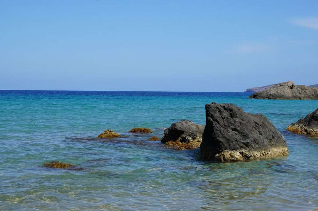 Mooiste stranden Ibiza, Cala Comte, Cala Bassa, Mooiste stranden van Ibiza