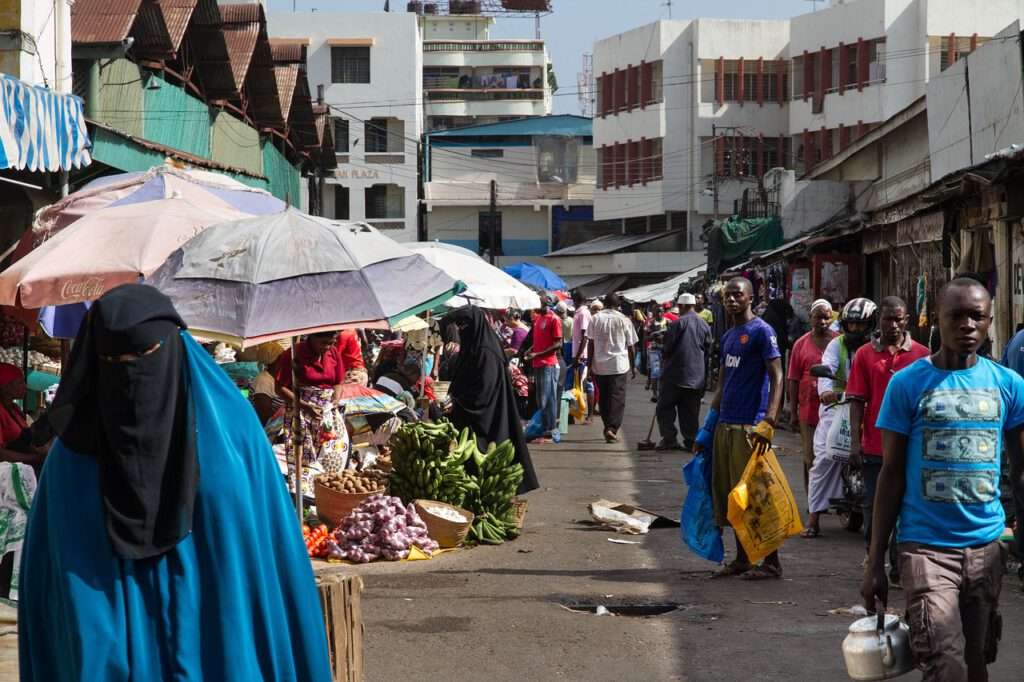 Bezoek de lokale markt in Mombasa 