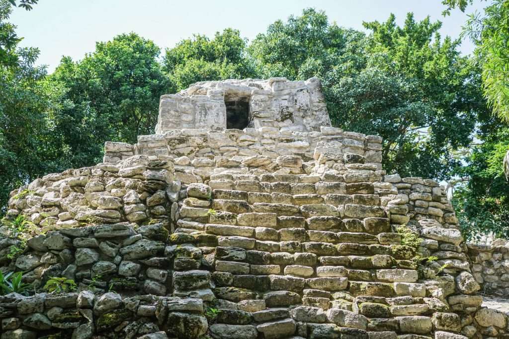 Bezoek de ruïne Xcaret in Cancun