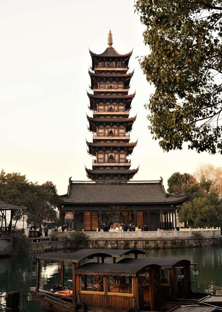 Padoga tempel in Shanghai