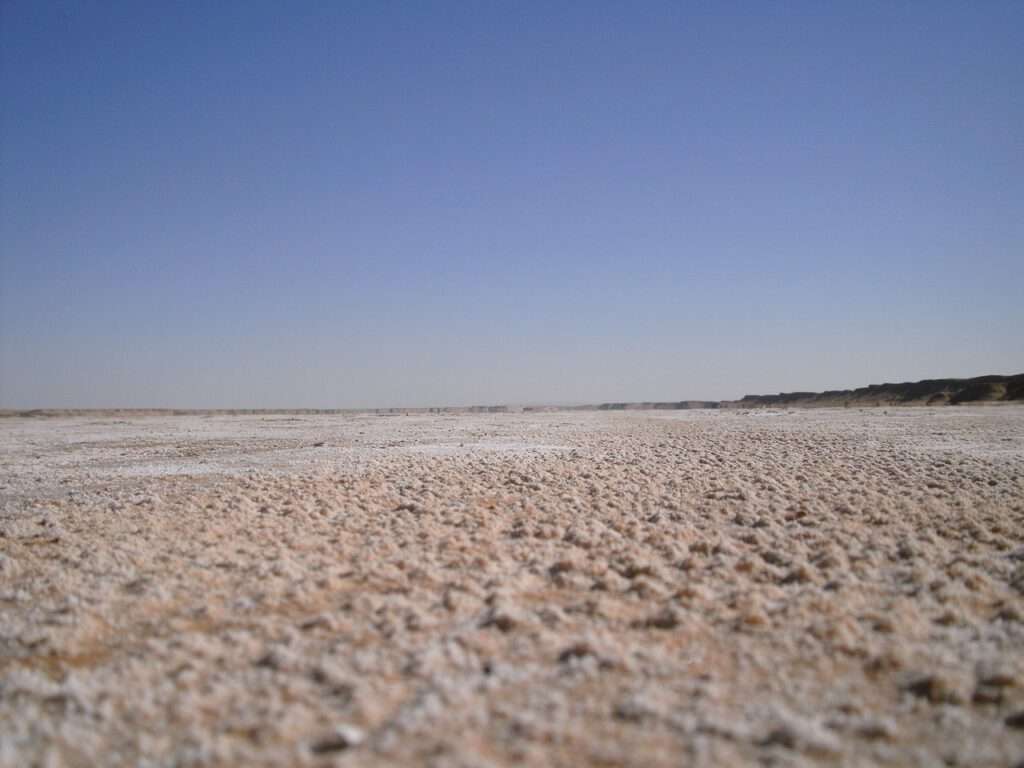 Bezoek de zout vlakte in Tunesie