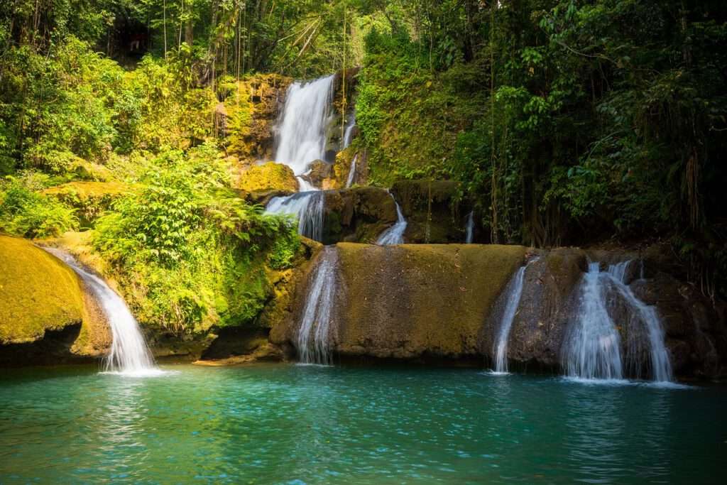 Watervallen bezoek in Jamaica
